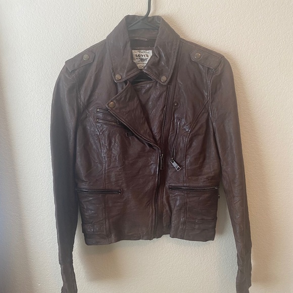 Levi's Jackets & Blazers - Vintage Brown Levi’s Leather Jacket Women’s Leather Jacket